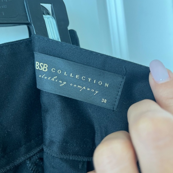 BSB Collection Black High-Waist Maxi Skirt with Pockets – Size Eu 38 - Picture 9 of 10